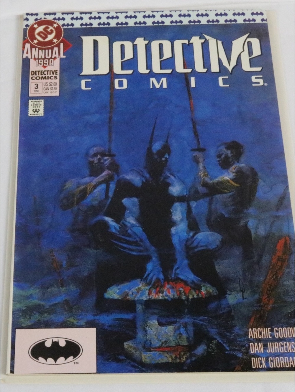 Detective Comics Annual #3 (DC, 1990) - Sienkiewicz Cover - Batman